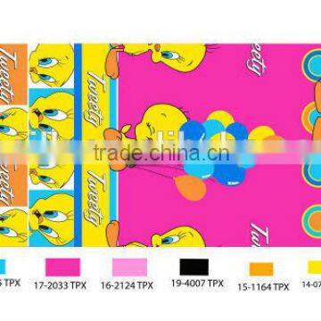 100gsm printed polyester bed sheet fabric