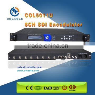 8CH HD MI encoder modulator -HD video to rf modulator COL5011U