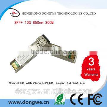 10G SFP+ SR transceiver (SFP plus) multimode 850nm 300m