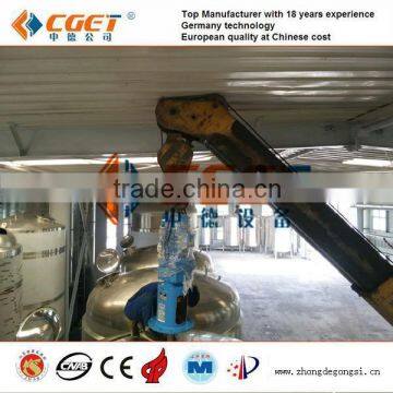 10000L 2000L Conical Beer Fermentation Tank With Dimple Plate Cooling