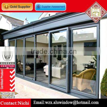 High quality big size aluminiun multi folding doors