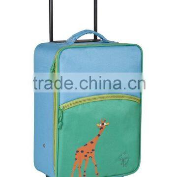 Children's Trolley Rolling Suitcase Wildlife Giraffe--School Trolley Bag