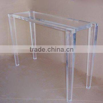 acrylic side table