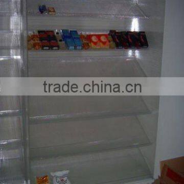 Floor display rack, acrylic floor display rack, acrylic shelf rack, acrylic shelf display