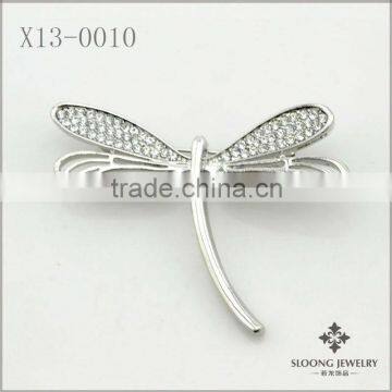 Fashion Wholesale Crystal Butterfly Brooch