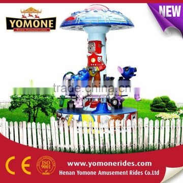 China suppliers new products Amusement rides 3 seats mini carousel for children games sale