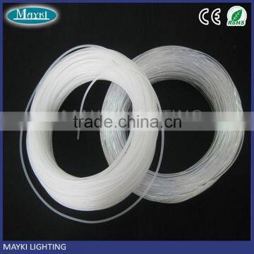 Polymer 3mm side emitting light optical fiber cable for pool lighting