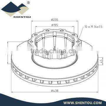 Mercedes Benz Brake Disc 356 421 12 12