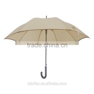 Plain color auto open good quality long umbrella