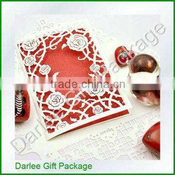 laser cut a4 thanksgiving greeting cards made in china