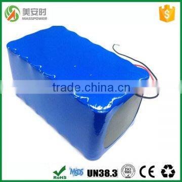 CE RoHS UL certificate 18650 24v lithium rechargeable battery pack