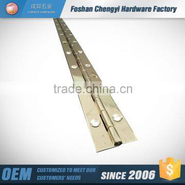 72 inch brass polishing continuous piano hinges