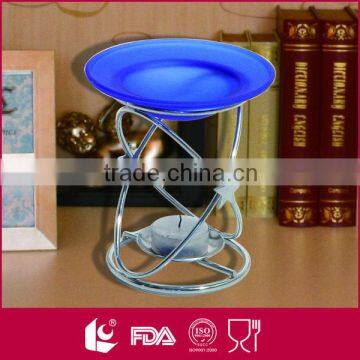 Wholesale spiral metal and gass fragrant oil warmer