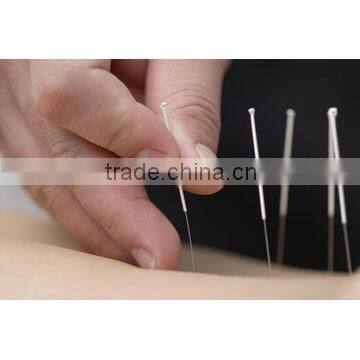 Acupuncture needle-100 needles/box-Silver spiral(coiled) handle-blister pack