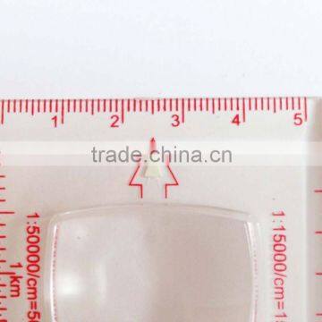 Map Scale Compass Liquid Filled Compass for Hiking Camping Backpacking Outdoor Sports Size:7*4.8mm photo-5