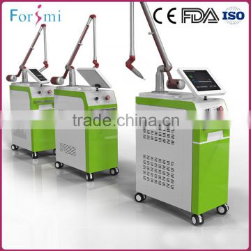 Super wholesale q switch yag laser blood vessels removal machine 650 Dye HP for red tattoos