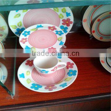 Fresh Design Chinese Hand painting Ceramic Tableware dinner Set