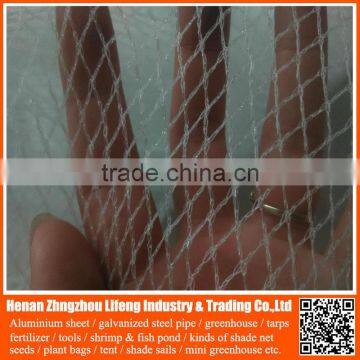 china factory pe anti bird netting , plastic hdpe bird hunting device trap net , nylon plant fruit support safety net wire mesh