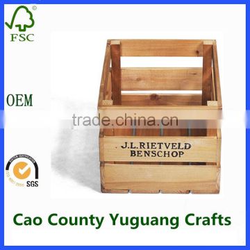 alibaba cheap wooden apple vegetable storage crates for sale