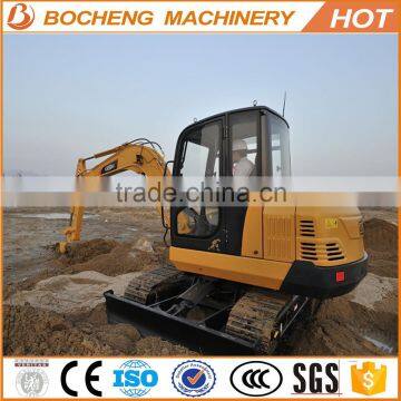 low fuel consumption FR60 5.5ton 39kw lovol mini digger excavator