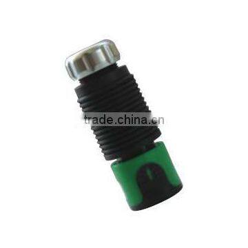 1/2" Flexible Hose End Connector with Soft Touch and Metal Nut