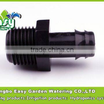 Dn 16* 3/4'' male connector for irrigation tube. Agriculture irrigation