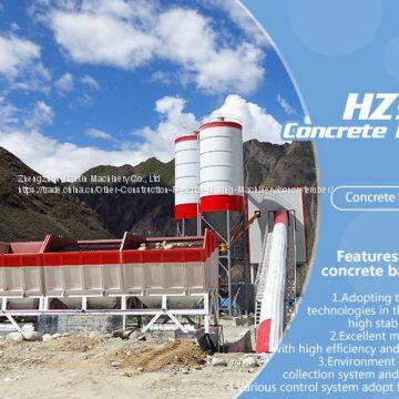 Best Quality Conveyor Belt Hzs120 Wet Precast Concrete Batching Plant 120M3 for hot sale