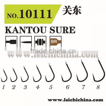 fishing hook factory wholesale high carbon steel small Kantou sure fishing hook