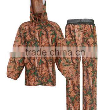 fashion design High Vis Security Reflective camo waterproof outdoor sports rain coats for teenages