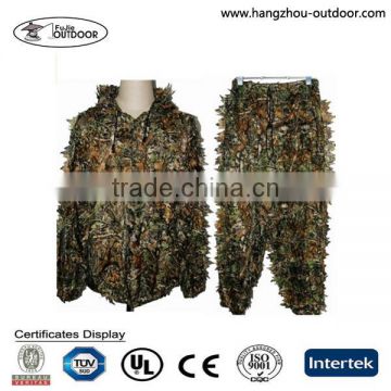 Ghillie Suit Sets Advanced 3d Camo Leafy Costume for Wargames Sports Outdoor