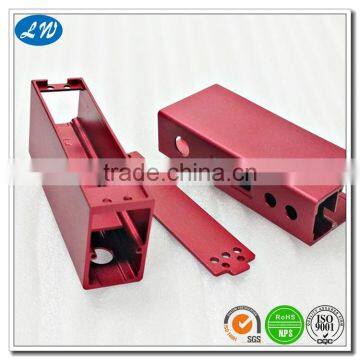 High quality cnc aluminum e-cigarette box with color anodized