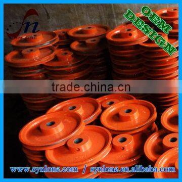 OEM Drawing Size Gray Iron Pulley Wheel, Sand Casting Custom Cast Iron photo-6