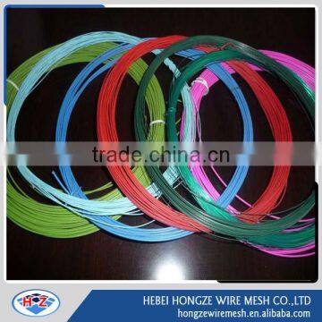 Different colors of PVC coated wire/PVC coated iron wire