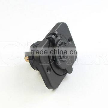 Car/Motorcycle Front One Hole Waterproof 12V Merit Socket + Standard Nut And Merit Cover photo-2