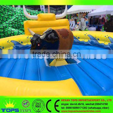 2017 New Look Inflatble Mechanical Rodeo Bull Mat/machine Rodeo Bull Mat/mechnical Bull Ride for Sale photo-2