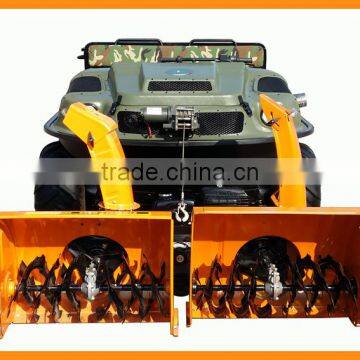 XBH 8x8-2 Amphibious Vehicle With Forklift Reversible Snow Plough Shovel Snow Special Car Snow Cleaning Vehicle photo-2