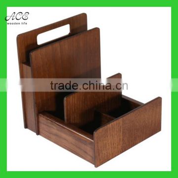 Solid wood condiment box