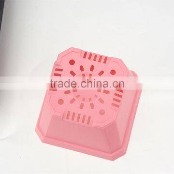 Thicken Colorful Square Plastic Plant Pot for Decoration of Home Office Desk Garden Flower Shop photo-4