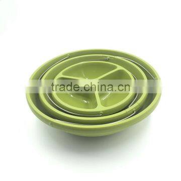 Plastic 3 Tier Fruit Tray, Sushi Divider Plate With Stealth Magnet Parts Fold photo-4
