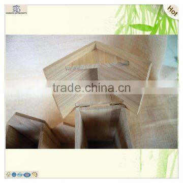 Popular Hinged Carved Lining Three Buildings Bird Nest photo-5