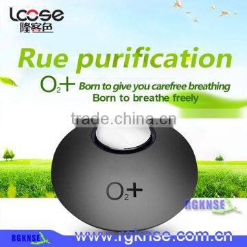 2017 creative design purified air mini air purifier O2+ car air purifier