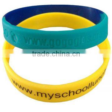 Fast Delivery Small MOQ cheap custom silicone bracelets