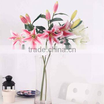 SJ11001120 Beautiful pink lily flower with high quality