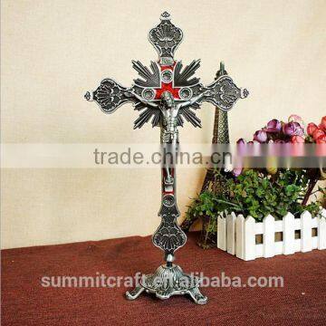 Church Decoration Metal Religious Jesus on the Cross Figures photo-4