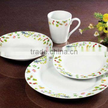 fine porcelain round porcelain dinner set