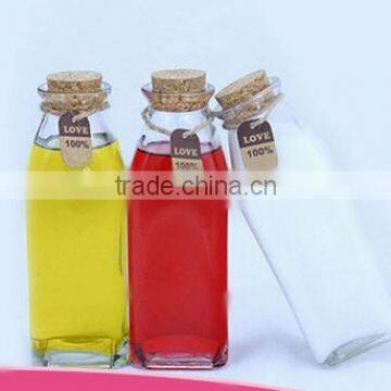 Clear Glass Juice Bottle / Glass Milk Bottle photo-2