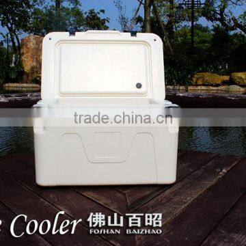 80L plastic roto molded ice cooler box