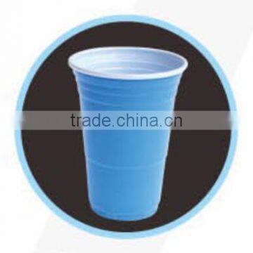 Blue Color disposable colored plastic PP beverage cups 425ml /10g