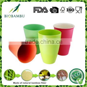 Ecological Smooth Environmental bamboo fiber cup set