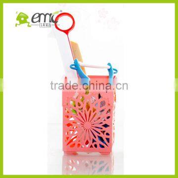 Emc Plastic Square Mini Pen Holder, Mini Desktop Organizer, Mini Pen Holders photo-2